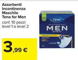 Carrefour Assorbenti Incontinenza Maschile Tena for Men offerta