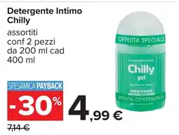 Carrefour Detergente Intimo Chilly offerta