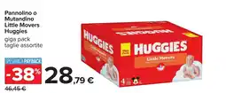 Carrefour Pannolino o Mutandino Little Movers Huggies offerta
