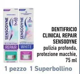 Spazio Conad Dentifricio Clinical Repair Sensodyne offerta