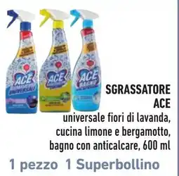Spazio Conad Sgrassatore Ace offerta