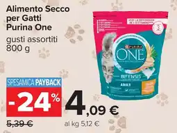 Carrefour Alimento Secco per Gatti Purina One offerta