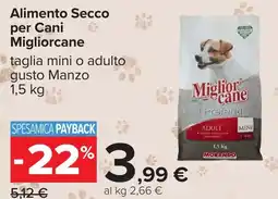 Carrefour Alimento Secco per Cani Migliorcanе offerta