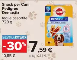 Carrefour Snack per Cani Pedigree Dentastix offerta