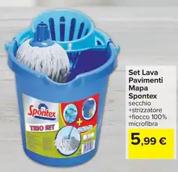 Carrefour Set Lava Pavimenti Mapa Spontex offerta