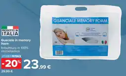 Carrefour Guaciale in memory foam offerta