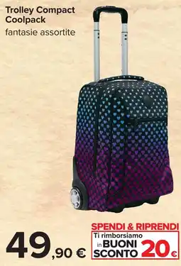 Carrefour Trolley Compact Coolpack offerta
