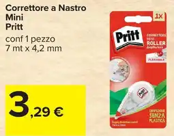 Carrefour Correttore a Nastro Mini Pritt offerta