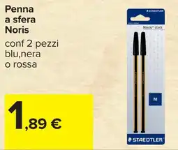 Carrefour Penna a sfera Noris offerta
