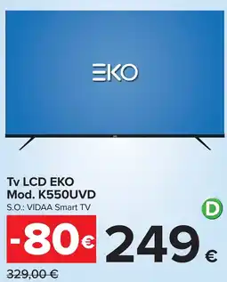 Carrefour Tv LCD EKO offerta