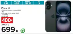 Carrefour iPhone 16 offerta
