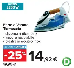 Carrefour Ferro a Vapore Thermozeta offerta