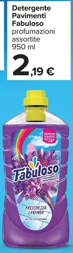 Carrefour Detergente Pavimenti Fabuloso offerta