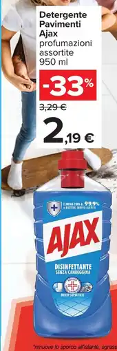 Carrefour Detergente Pavimenti Ajax offerta