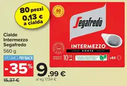 Carrefour Market Cialde Intermezzo Segafredo offerta