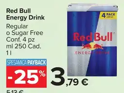 Carrefour Market Red Bull Energy Drink offerta