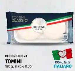 ALDI Tomini classici Regione che vai offerta