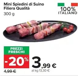 Carrefour Market Mini Spiedini di Suino Filiera Qualità offerta