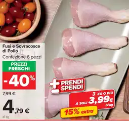 Carrefour Market Fusi e Sovracosce di Pollo offerta