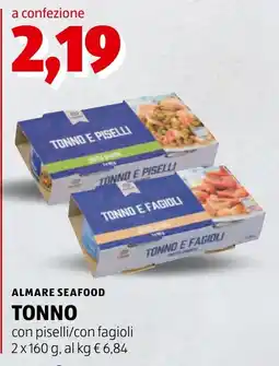 ALDI Almare Seafood Tonno con piselli/con fagioli offerta