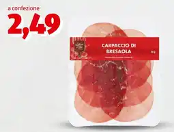 ALDI Carpaccio di bresaola offerta