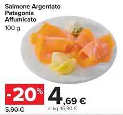 Carrefour Market Salmone Argentato Patagonia Affumicato offerta