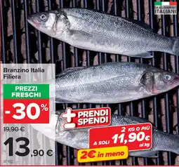 Carrefour Market Branzino Italia Filiera offerta