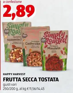 ALDI Happy Harvest frutta secca tostata offerta
