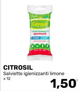Iper Tosano Citrosil salviette igienizzanti limone offerta