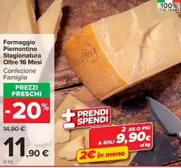 Carrefour Market Formaggio Piemontino offerta
