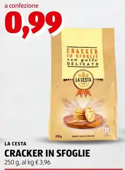 ALDI Cracker in sfoglie La Cesta offerta