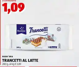 ALDI Trancetti al latte offerta