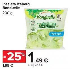 Carrefour Market Insalata Iceberg Bonduelle offerta