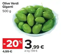 Carrefour Market Olive Verdi Giganti offerta