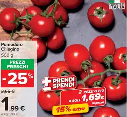 Carrefour Market Pomodoro Ciliegino offerta