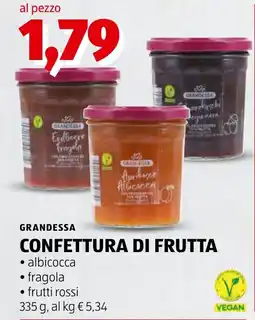 ALDI Grandessa confettura di frutta offerta
