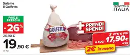 Carrefour Market Salame Il Golfetta offerta