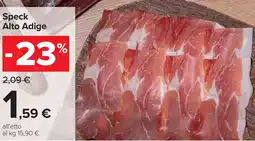Carrefour Market Speck Alto Adige offerta