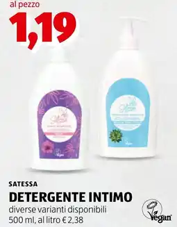 ALDI Satessa Detergente Intimo offerta