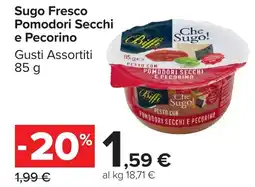 Carrefour Market Biffi Che Sugo! Sugo Fresco Pomodori Secchi e Pecorino offerta
