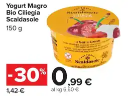 Carrefour Market Yogurt Magro Bio Ciliegia Scaldasole offerta