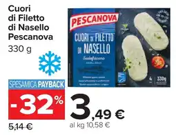 Carrefour Market Cuori di Filetto di Nasello Pescanova offerta
