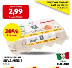 ALDI I colori del sapore uova medie offerta