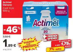 Carrefour Market Actimel Danone offerta