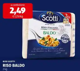 ALDI Riso Scotti Riso Baldo offerta
