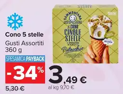 Carrefour Market Cono 5 stelle offerta