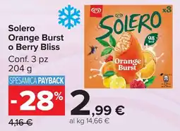 Carrefour Market Solero Orange Burst offerta