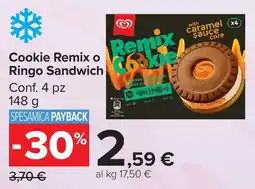 Carrefour Market Cookie Remix o Ringo Sandwich offerta