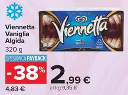 Carrefour Market Viennetta Vaniglia Algida offerta