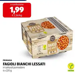 ALDI Primana Fagioli bianchi lessati offerta